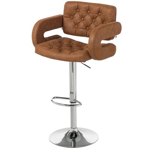 Homcom sgabello bar - sgabello, con